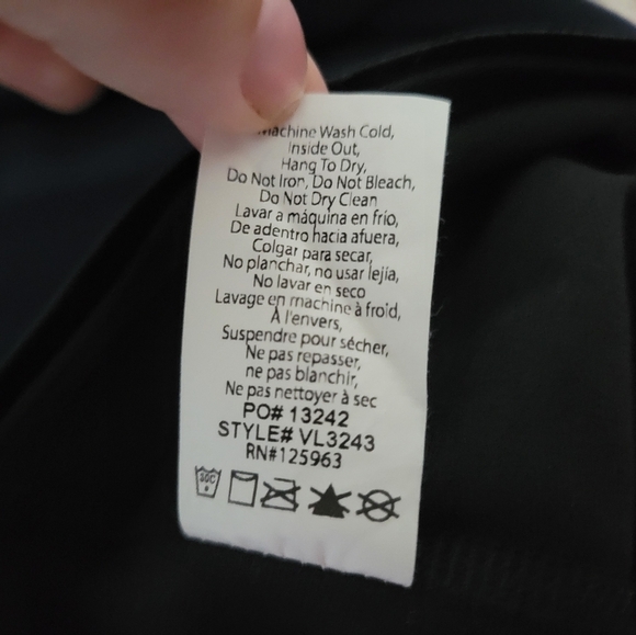 Beyond Yoga Black Velour High Waisted Athletic Leggings Size Medium - Picture 5 of 5